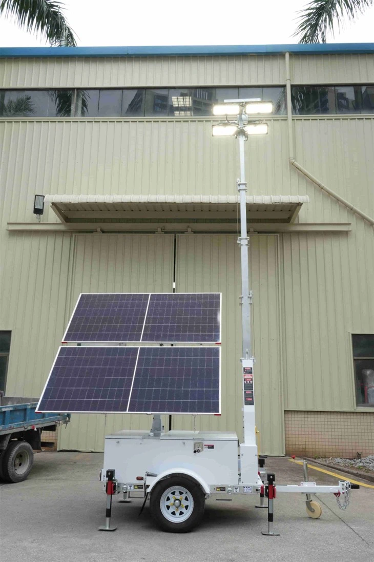Mobile Construction Site Solar Lighting Tower best