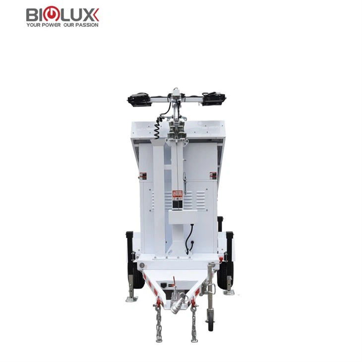 Trailer-mounted Solar-powered Lighthouse