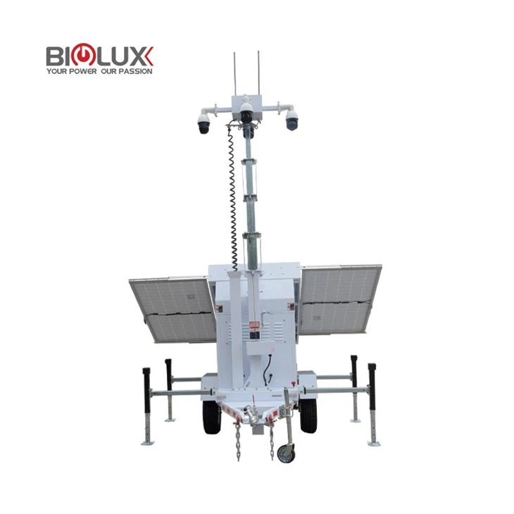 Trailer Mounted Solar Surveillance Camera