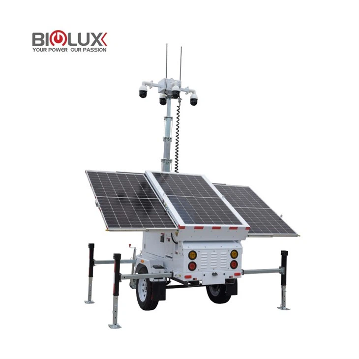 Trailer Mounted Solar Surveillance Camera