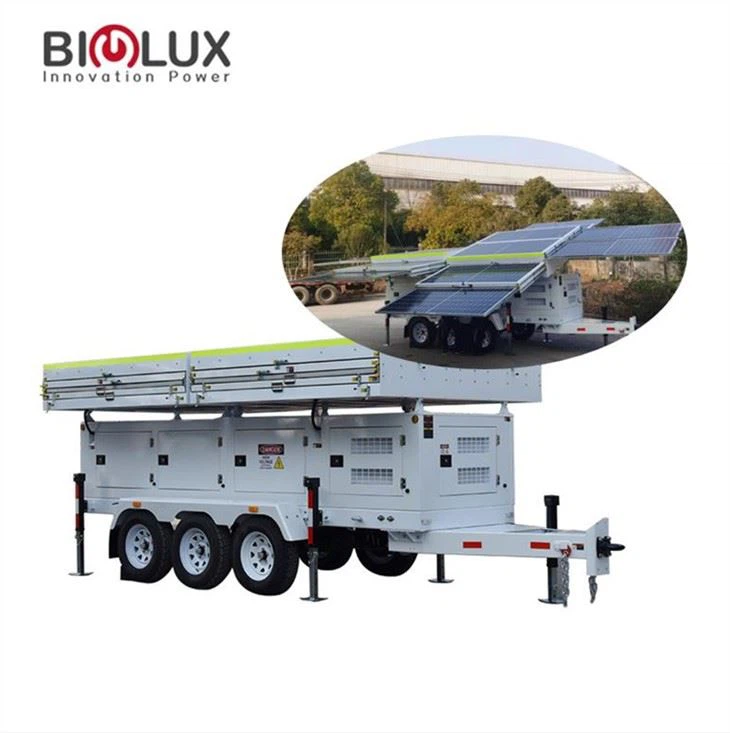 5 кВт від мережі мобільний сонячний генератор