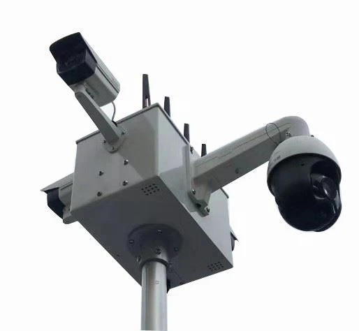 Surveillance Cctv Trailer With Solar Generator