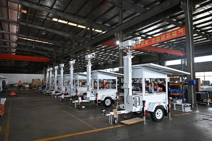 Mobile CCTV Towers For Emergency Rescue